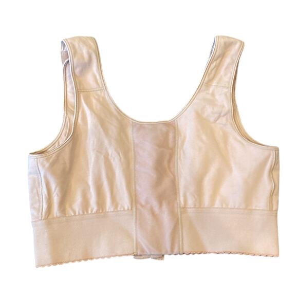 American Breast Care Women's 519 Compression Bra Beige Size 38D/E - Picture 3 of 12